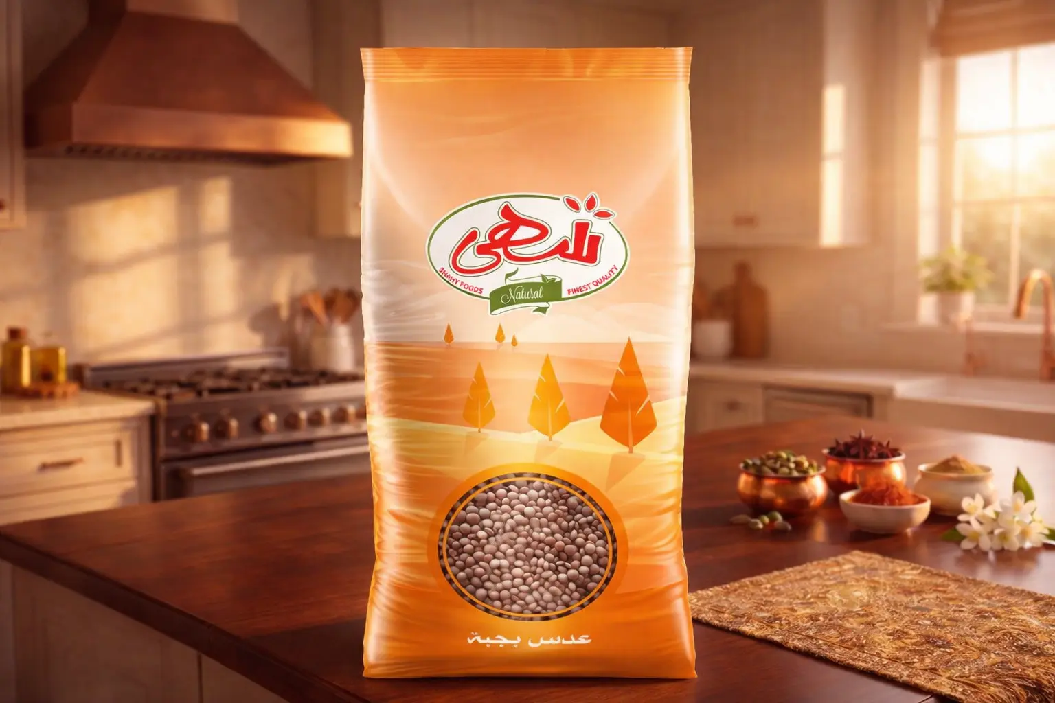 عدس بجبة